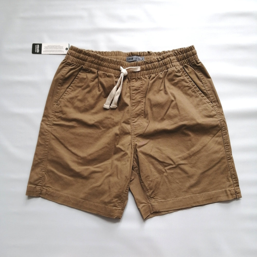 Djab Stretch Twill Pull-On Shorts Small NWT